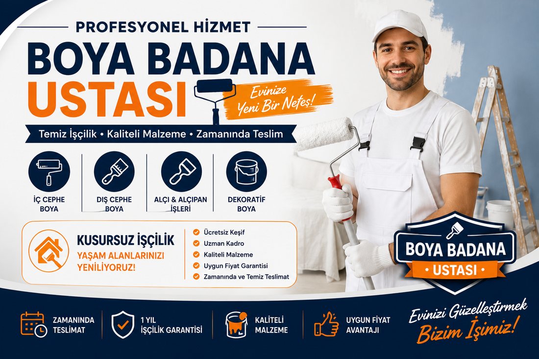 İnciraltı boya badana ustası – profesyonel boyacı